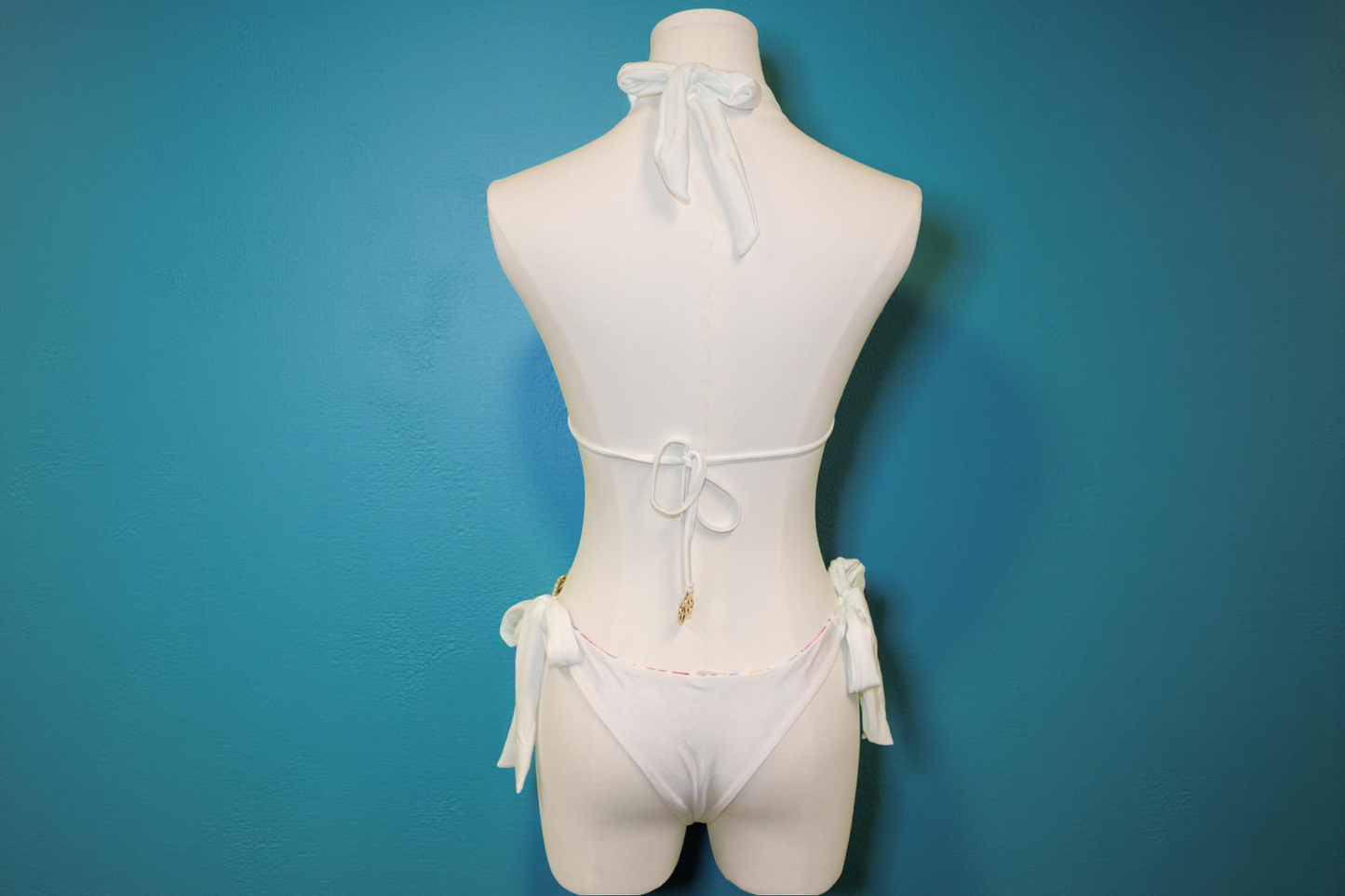 Floral Elegance Reversible Bikini Swimsuit