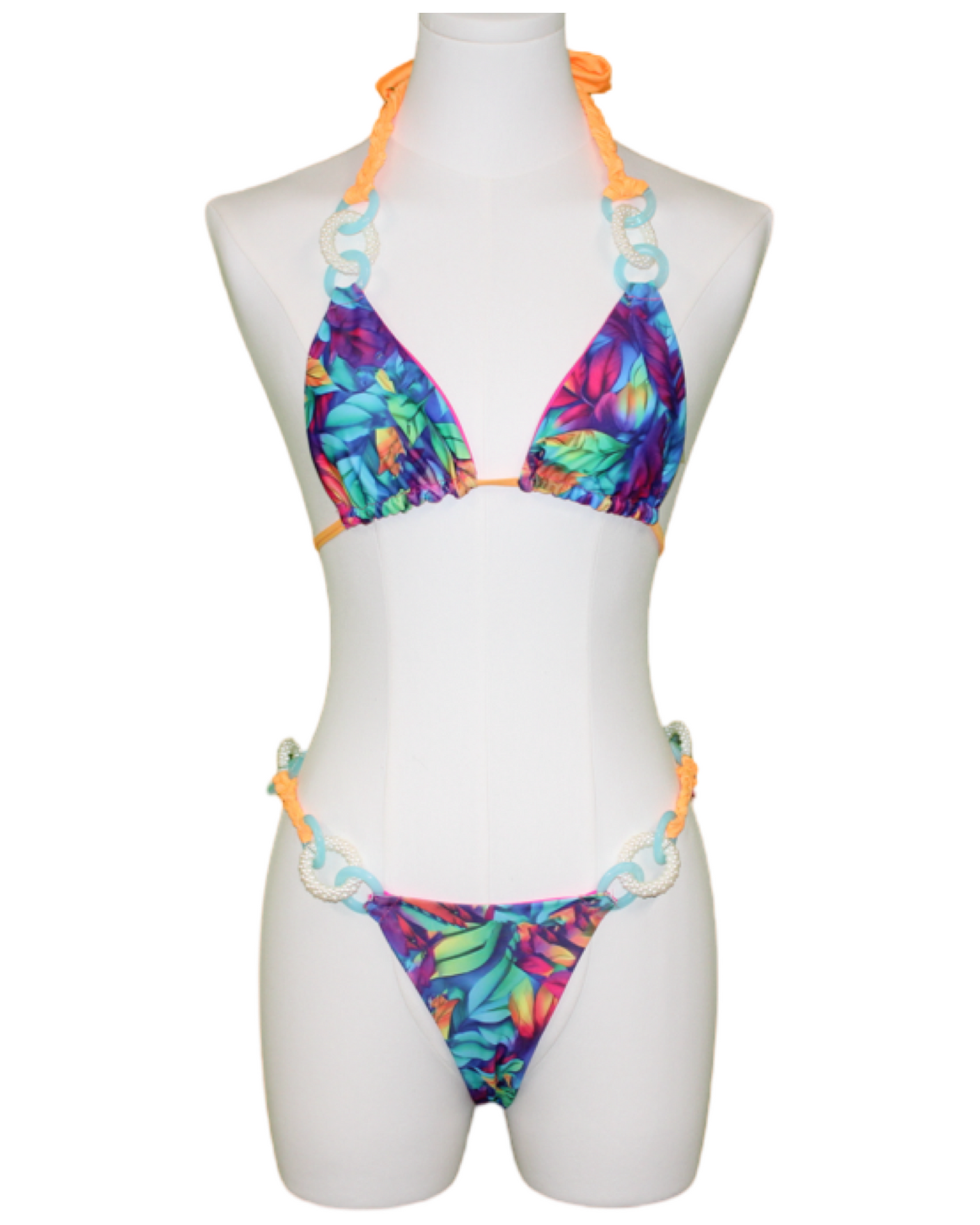 Tropical Twist Reversible Bikini Swimsuit