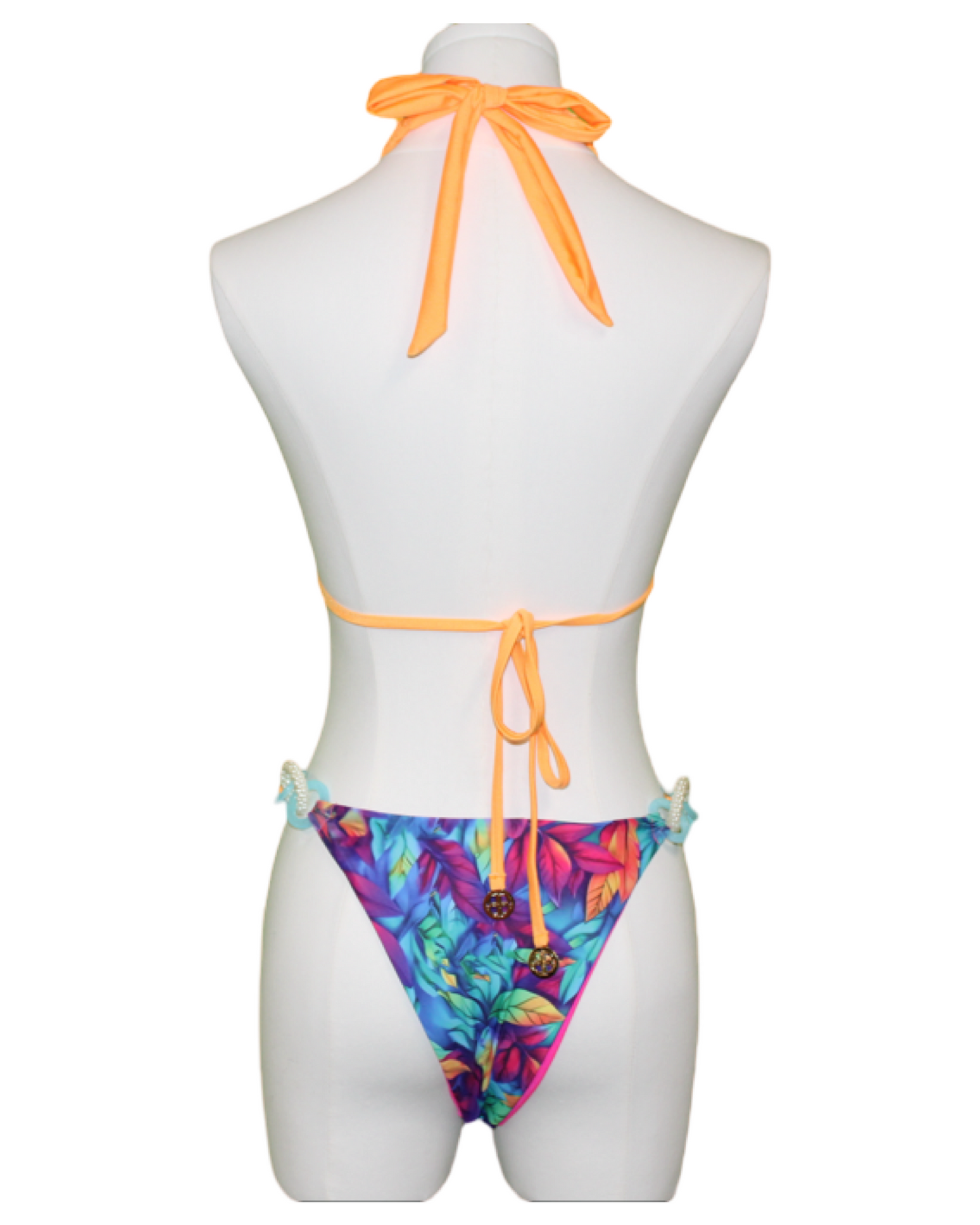 Tropical Twist Reversible Bikini Swimsuit
